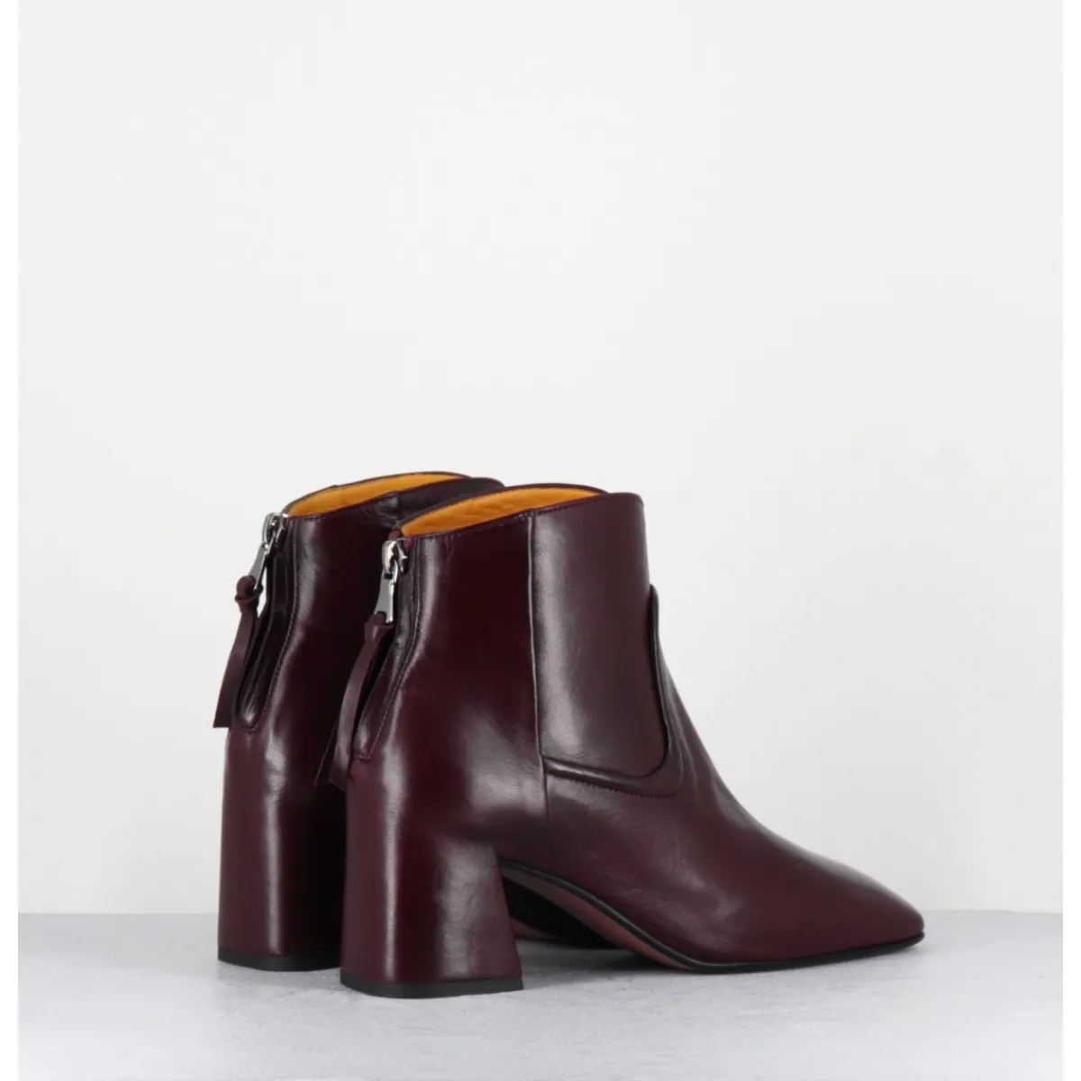 Boots^MARA BINI Boots talon recouvert en agneau x - T247 SETA VINACIA BORDEAU