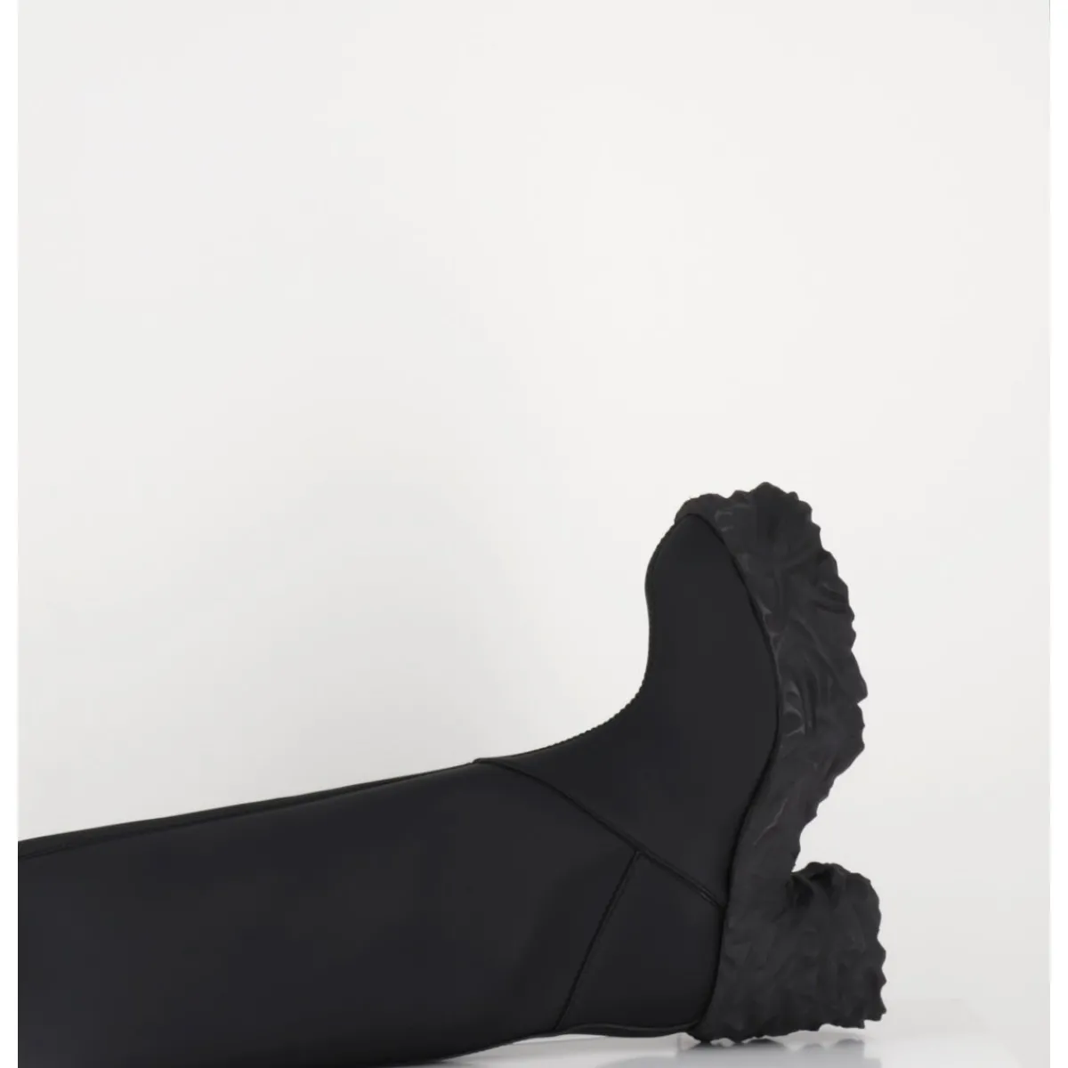 Bottes | Plateformes^PREMIATA Botte cuir mat plateforme texturée - M6315 CUSTO NERO NOIR