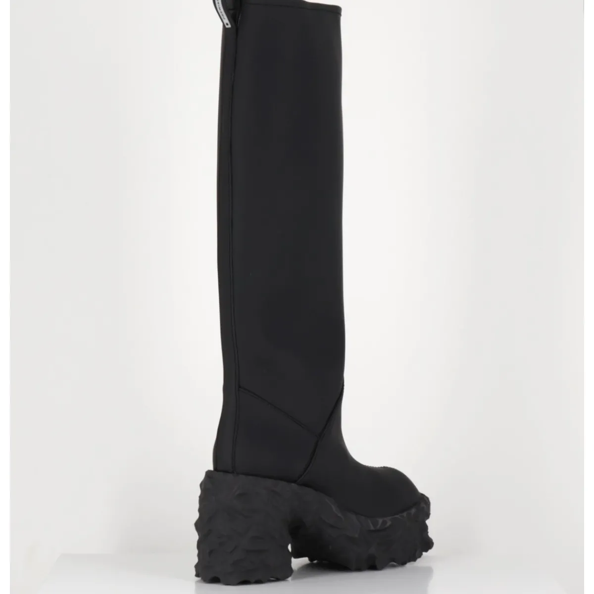 Bottes | Plateformes^PREMIATA Botte cuir mat plateforme texturée - M6315 CUSTO NERO NOIR