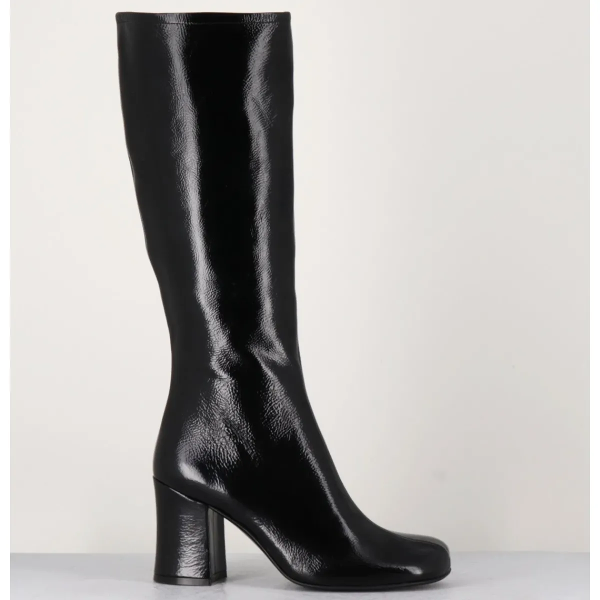 Bottes^GARRICE LAB Bottes 60s en cuir naplak - AH2983 FINISH NERO NOIR