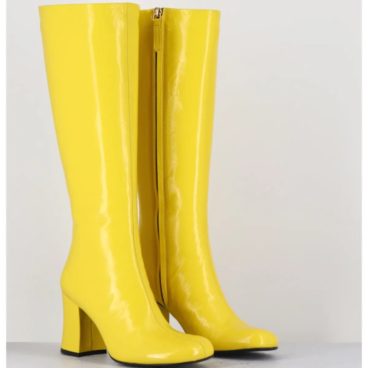 Bottes^GARRICE LAB Bottes 60s en cuir souple - AH2983 VERLUX GIALLO JAUNE