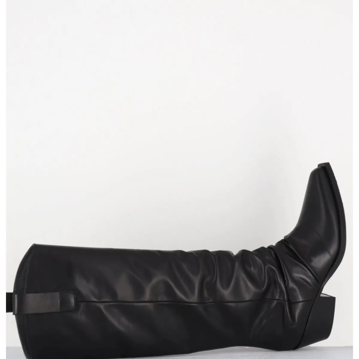 Bottes | Santiags^GARRICE LAB Bottes santiag en cuir effet froissé - CHELA KOMBAT NERO NOIR