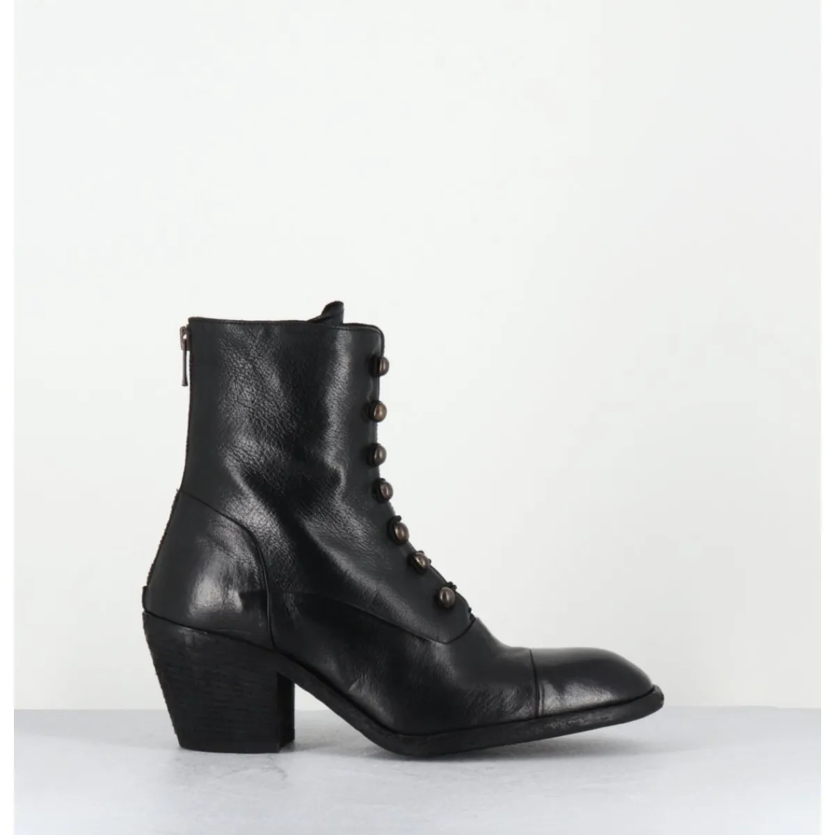 Boots^OFFICINE CREATIVE Bottines à boutons esprit XIXe en cuir - SYDNE005 T.NERO NOIR