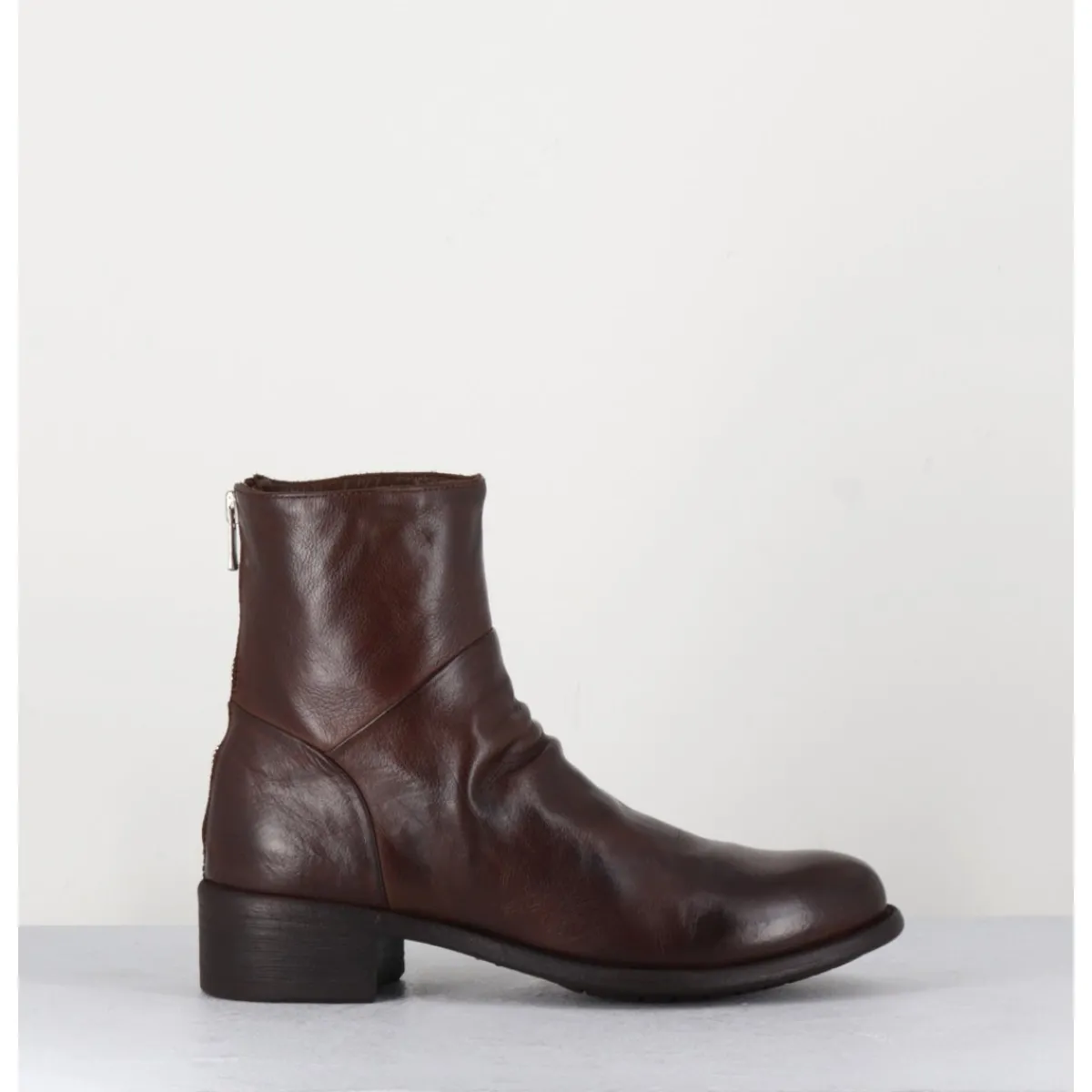 Boots^OFFICINE CREATIVE Bottines en cuir - LISON CAOU 047 CIGAR MARRON