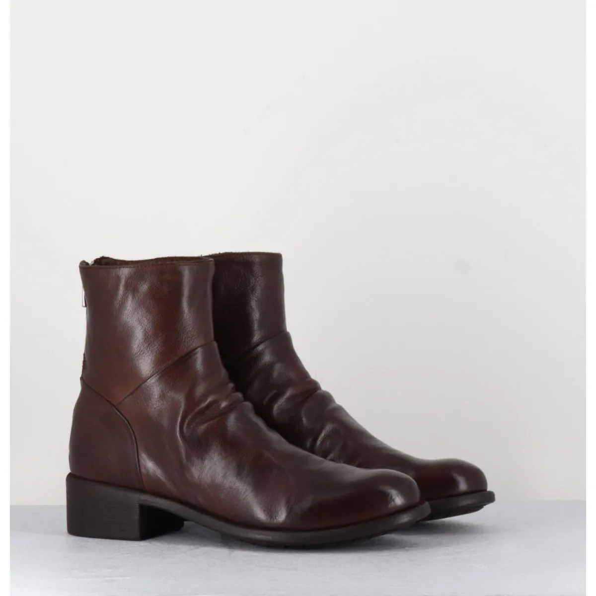 Boots^OFFICINE CREATIVE Bottines en cuir - LISON CAOU 047 CIGAR MARRON