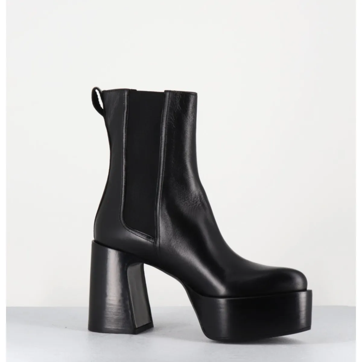 Boots | Plateformes^PREMIATA Bouts à plateforme bout pointu cuir - M6571 NAPPA NERO NOIR