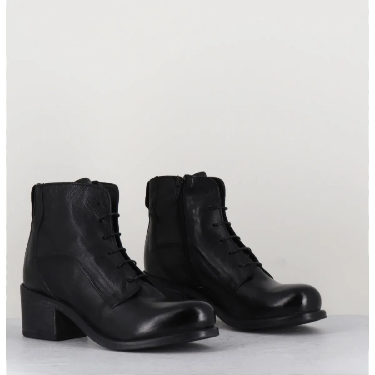 Boots | Chaussures^MOMA Chaussures en cuir à lacets - 1CW348 NERO NOIR