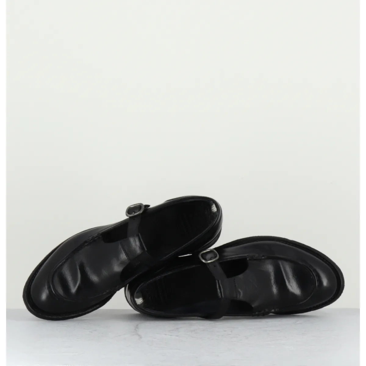 Mocassins | Chaussures^OFFICINE CREATIVE Chaussures Mary-Jane en cuir - LEX535 NERO NOIR