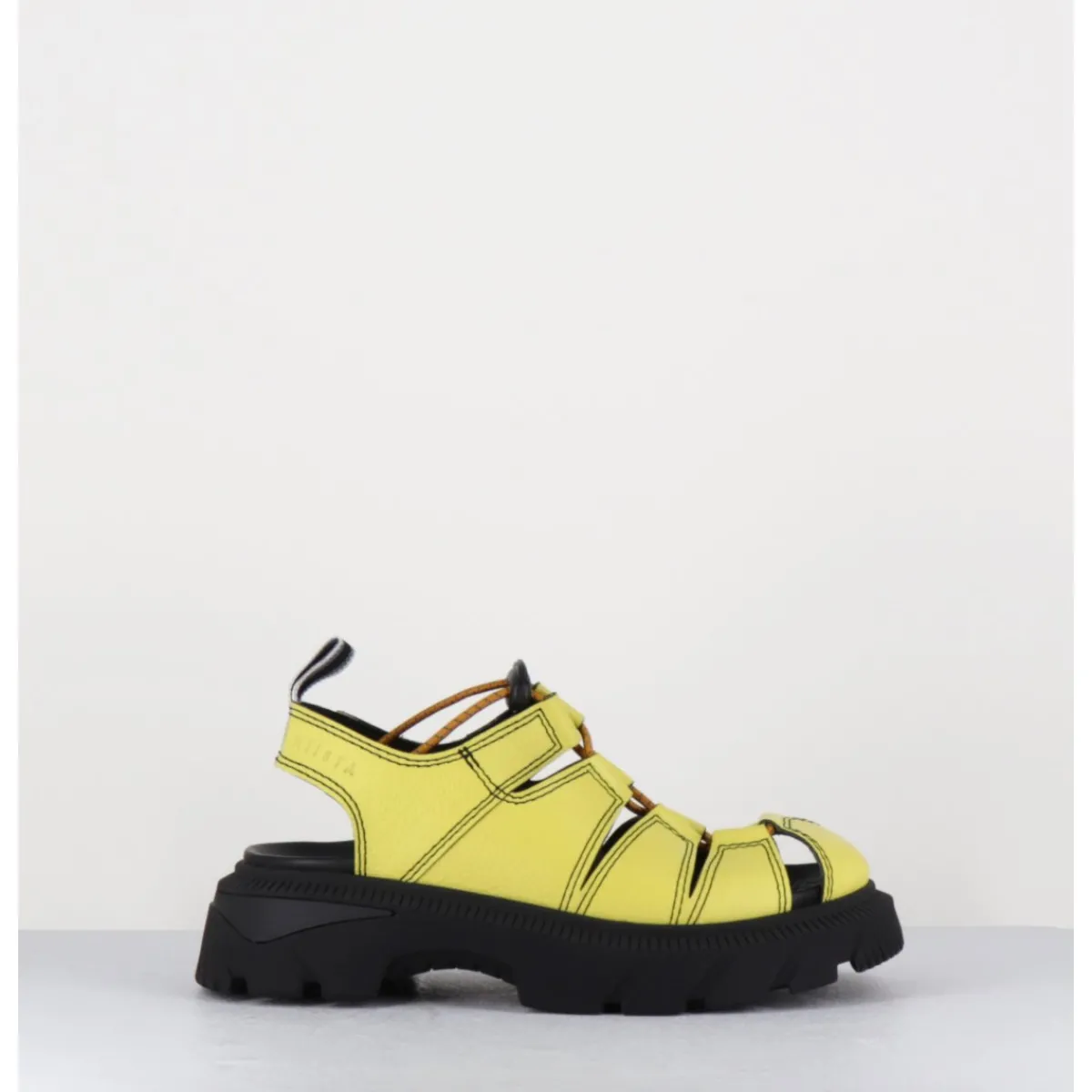 Chaussures^E8 BY MIISTA Chaussures multi-brides & élastique cuir - EUNICE LIME SANDALS JAUNE