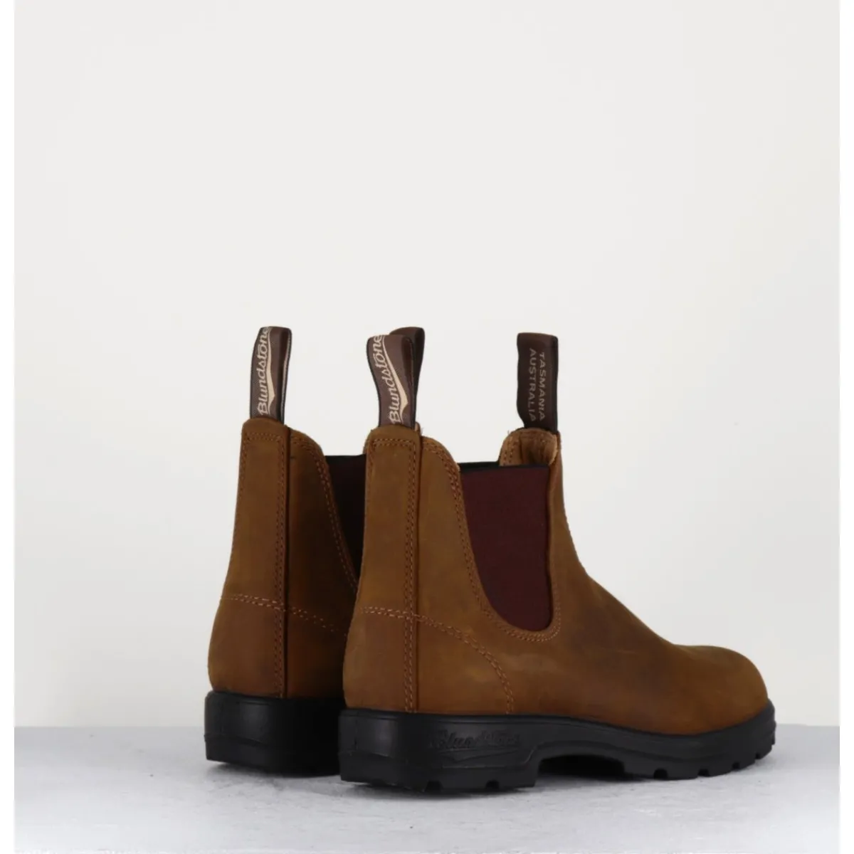Boots^BLUNDSTONE Classic Chelsea Boots cuir mate - 562 CRAZY HORSE BROWN CAMEL
