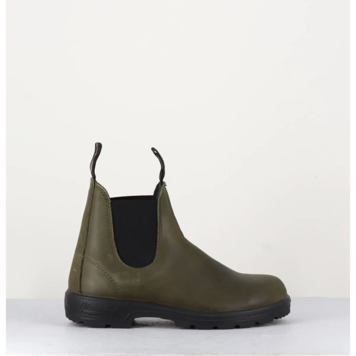 Boots^BLUNDSTONE Classic Chelsea Boots cuir mate - 2052 CUIR OLIVE KHAKI