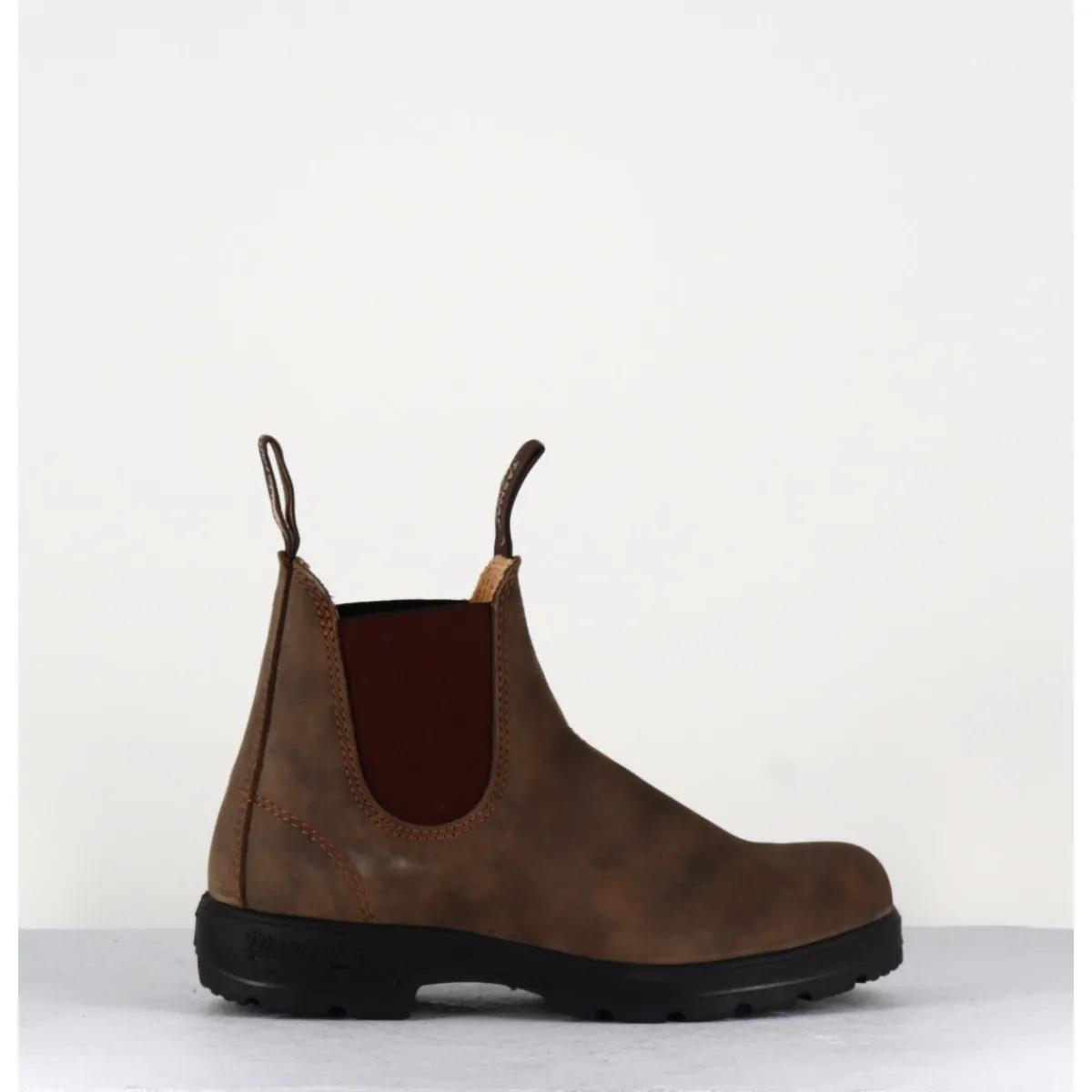 Boots^BLUNDSTONE Classic Chelsea Boots cuir nubuck - 585 RUSTIC BROWN MARRON