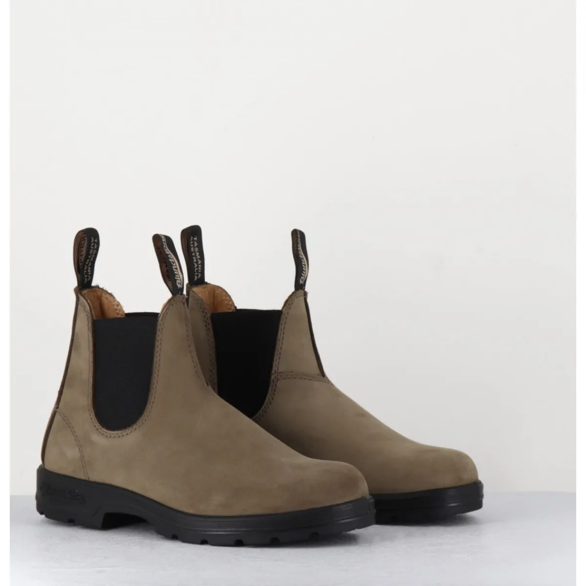 Boots^BLUNDSTONE Classic Chelsea Boots cuir nubuck - 1941 STONE NUBUCK TAUPE