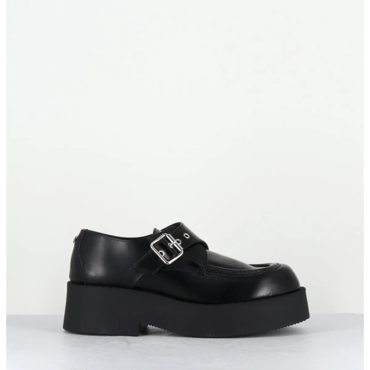 Mocassins | Chaussures^OA NON FASHION Creepers en cuir glacé - COOL ABRA NERO NOIR