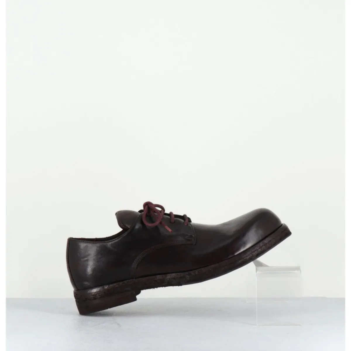 Chaussures^OFFICINE CREATIVE Derbies à lacets ligne Avant-Garde en cuir prune - BULLA DD 301 T.OTTO