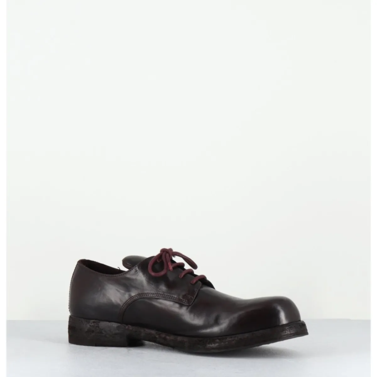 Chaussures^OFFICINE CREATIVE Derbies à lacets ligne Avant-Garde en cuir prune - BULLA DD 301 T.OTTO