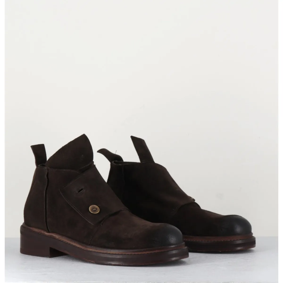 Boots | Chaussures^GARRICE LAB Derbies en nubuck - TOUCH03 PIPER MARRON