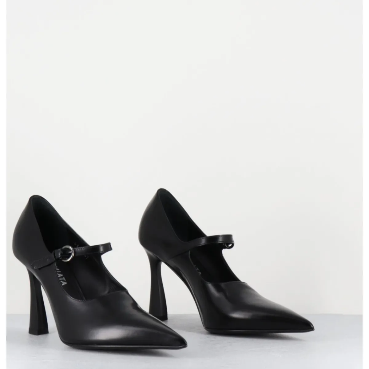Chaussures^PREMIATA Escarpins à bride bout pointu talon haut cuir - M6590 SPLENDID NERO NOIR
