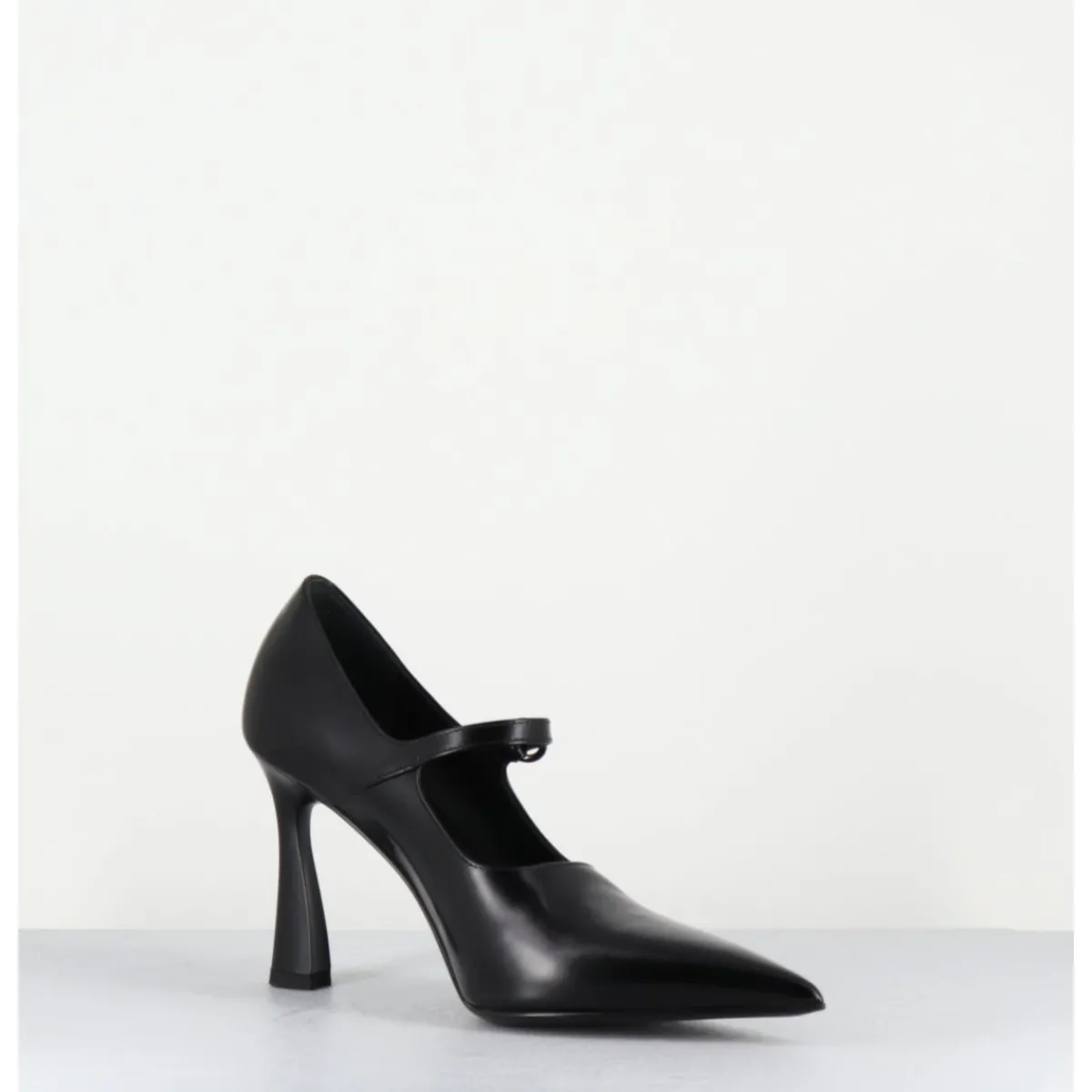 Chaussures^PREMIATA Escarpins à bride bout pointu talon haut cuir - M6590 SPLENDID NERO NOIR