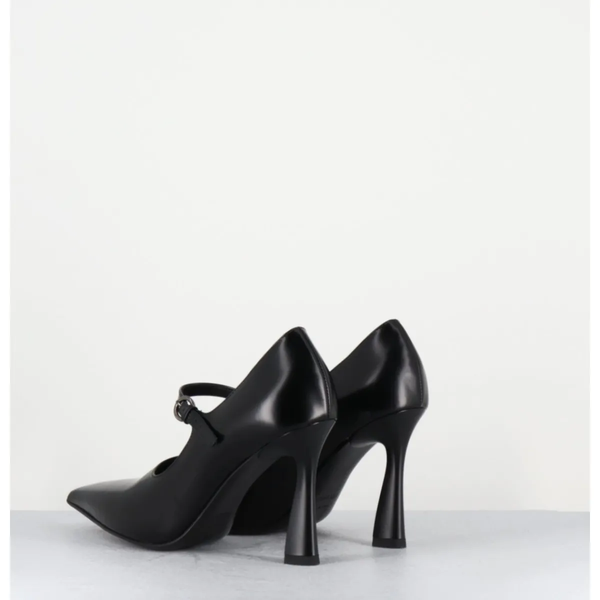 Chaussures^PREMIATA Escarpins à bride bout pointu talon haut cuir - M6590 SPLENDID NERO NOIR