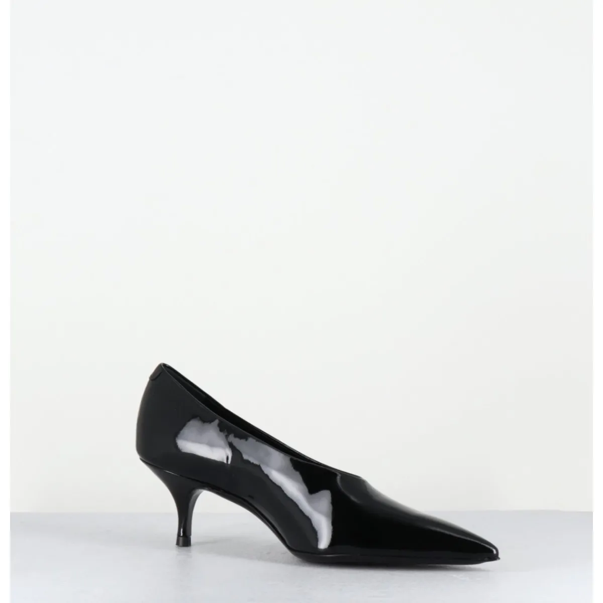 Chaussures^ROTTA Escarpins petit talon en cuir vernis - AISIL VERNICE BLACK NOIR