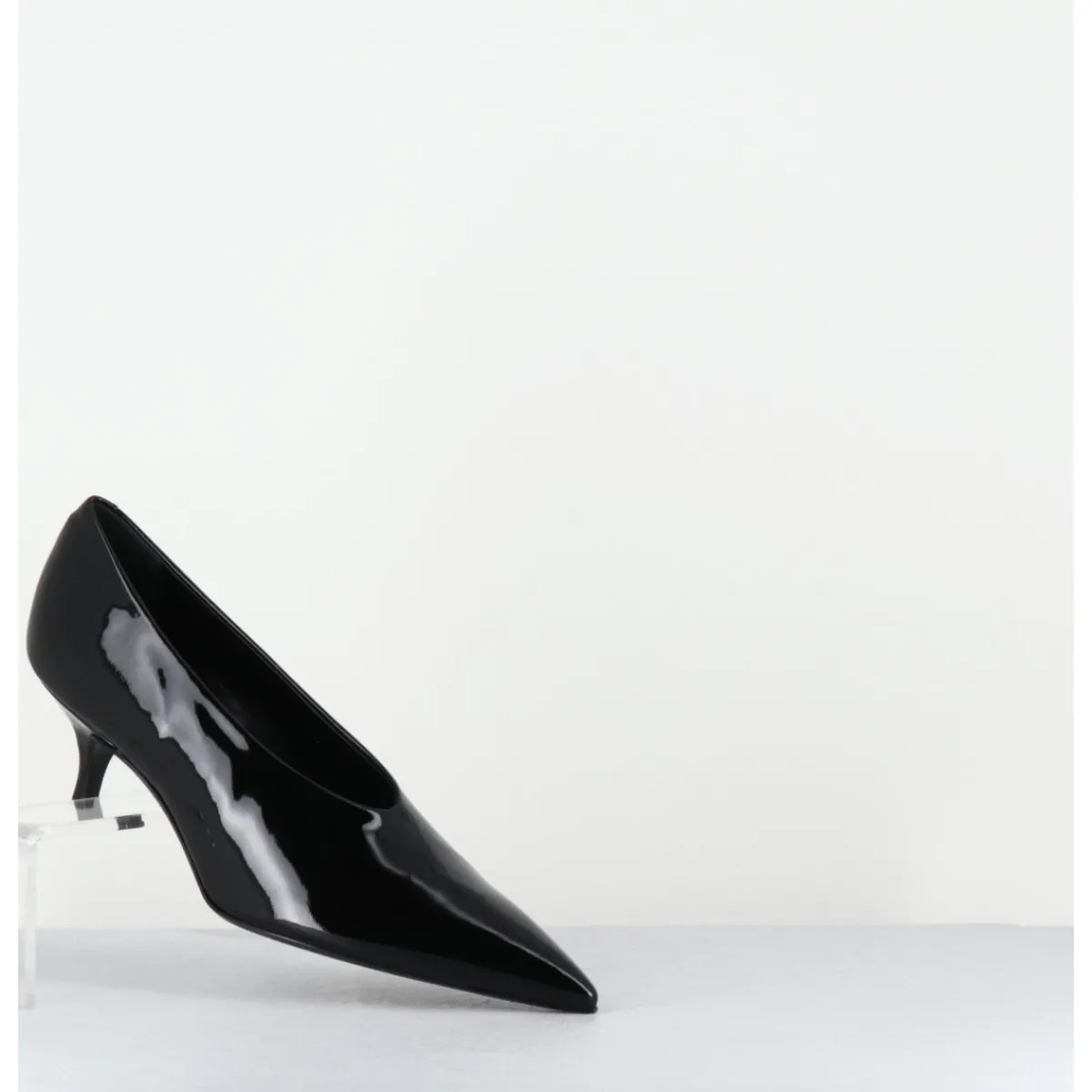 Chaussures^ROTTA Escarpins petit talon en cuir vernis - AISIL VERNICE BLACK NOIR