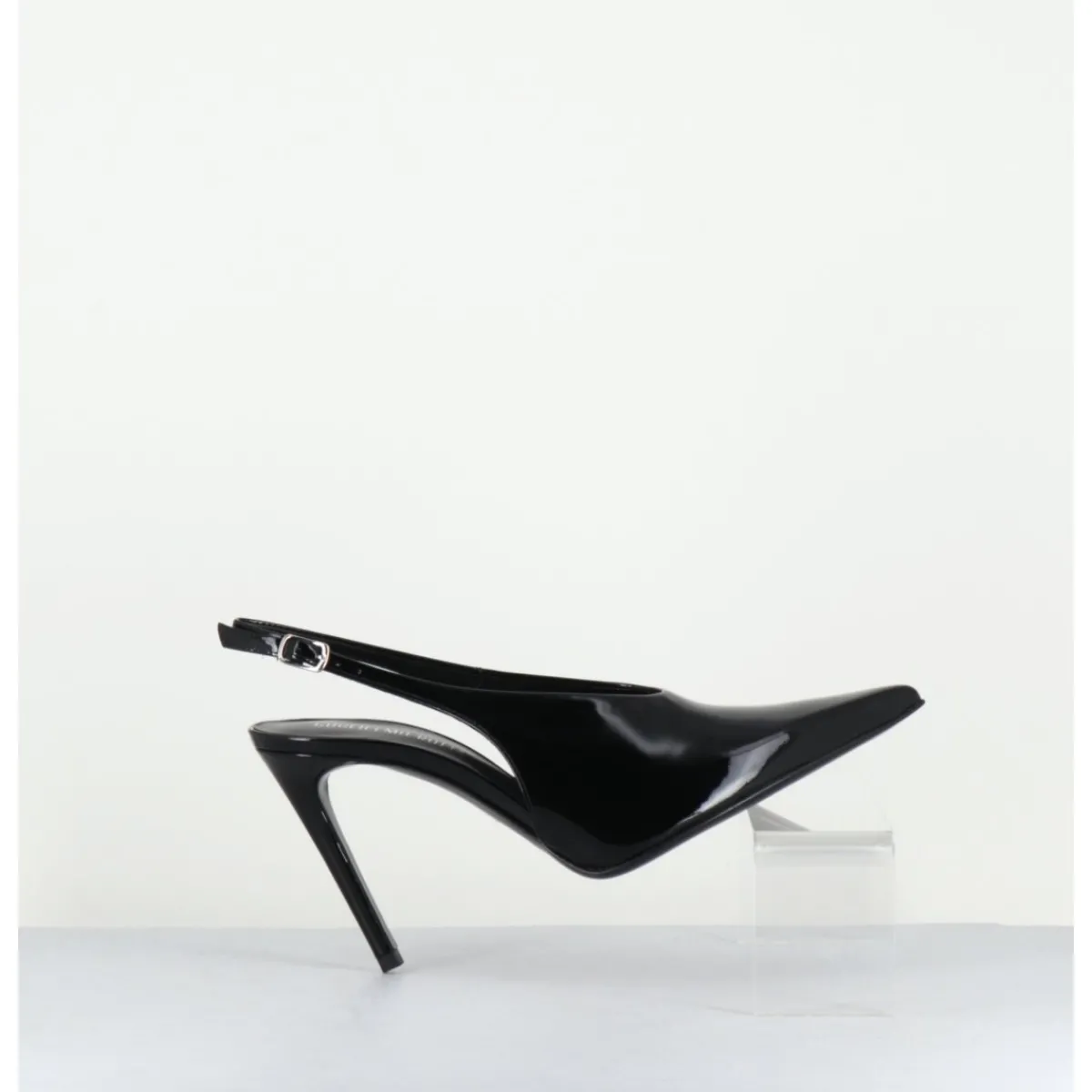 Chaussures^ROTTA Escarpins slingback talon haut en cuir vernis - FEEL VERNICE BLACK NOIR