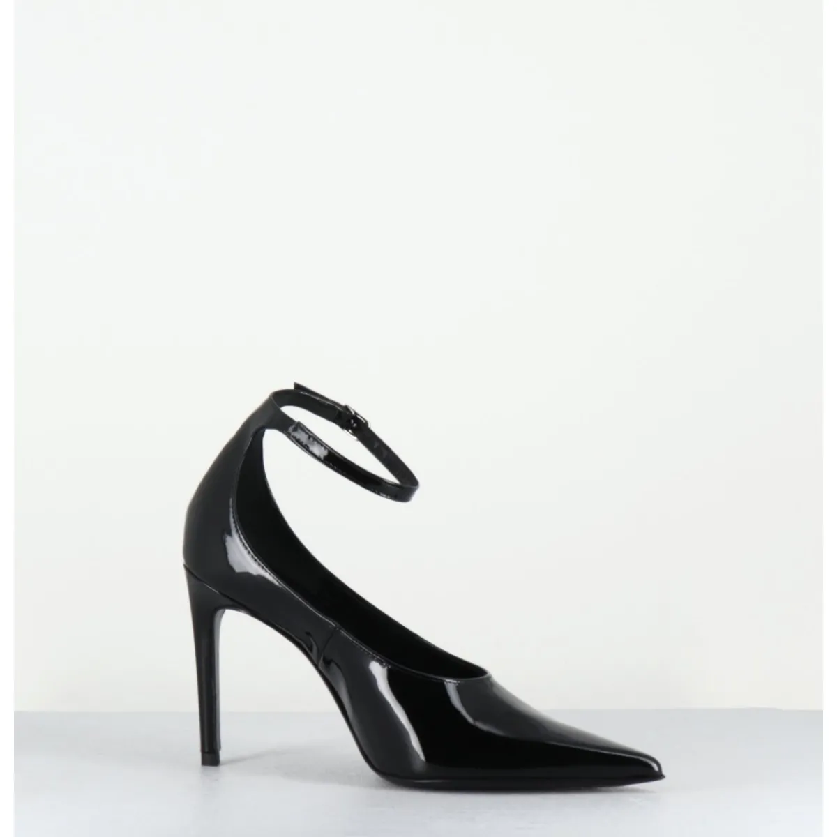 Chaussures^ROTTA Escarpins talon haut bride cheville en cuir vernis - FLOYDAH24 VERNICE BLACK NOIR