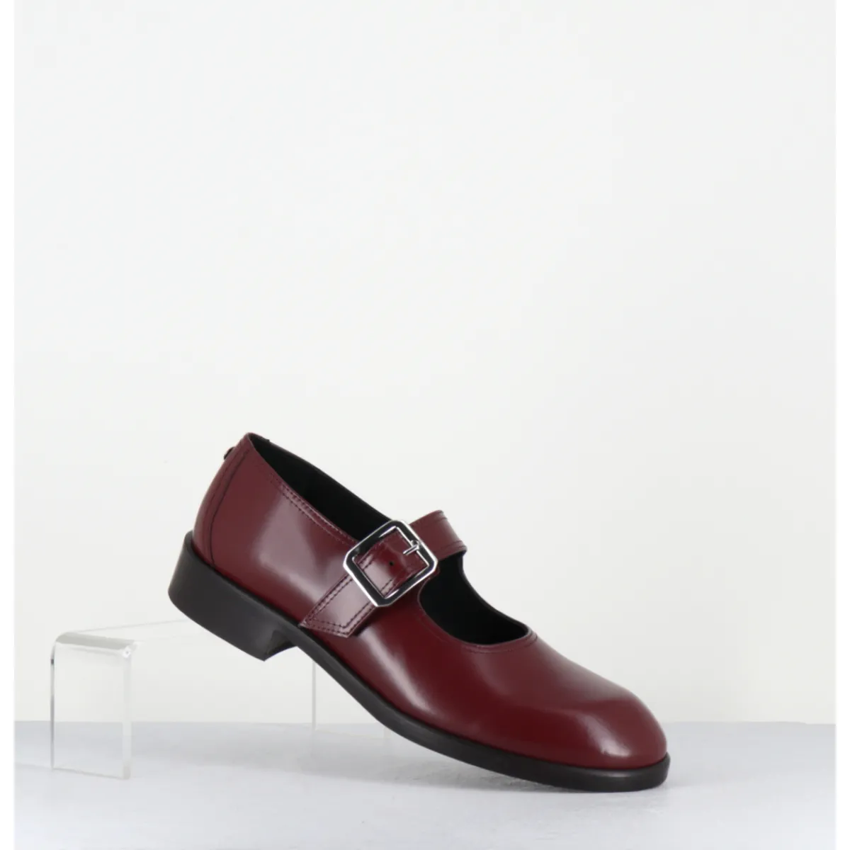 Chaussures^GARRICE LAB Mary-Jane en cuir glacé x - YVETTE ABRA BORDO BORDEAU