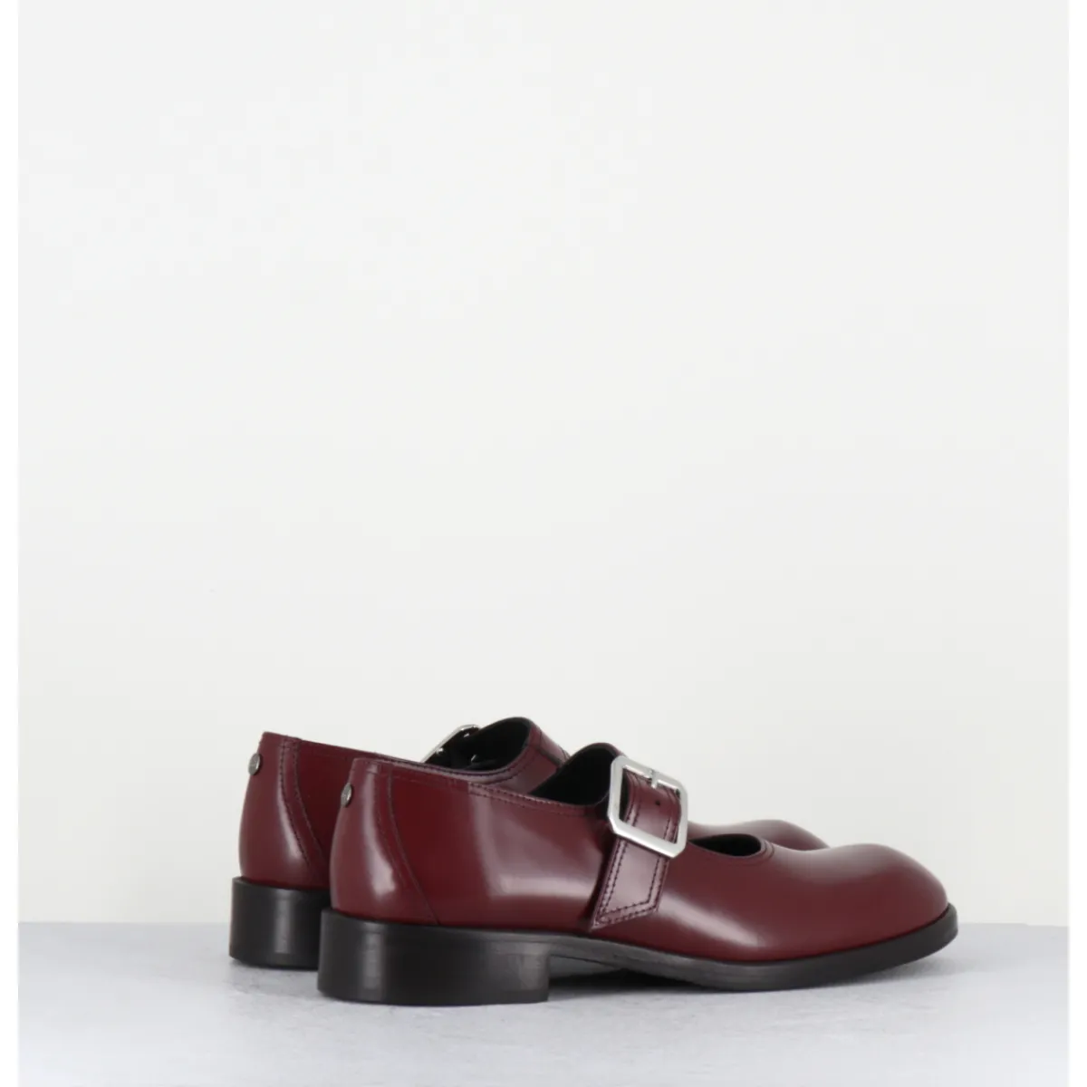 Chaussures^GARRICE LAB Mary-Jane en cuir glacé x - YVETTE ABRA BORDO BORDEAU