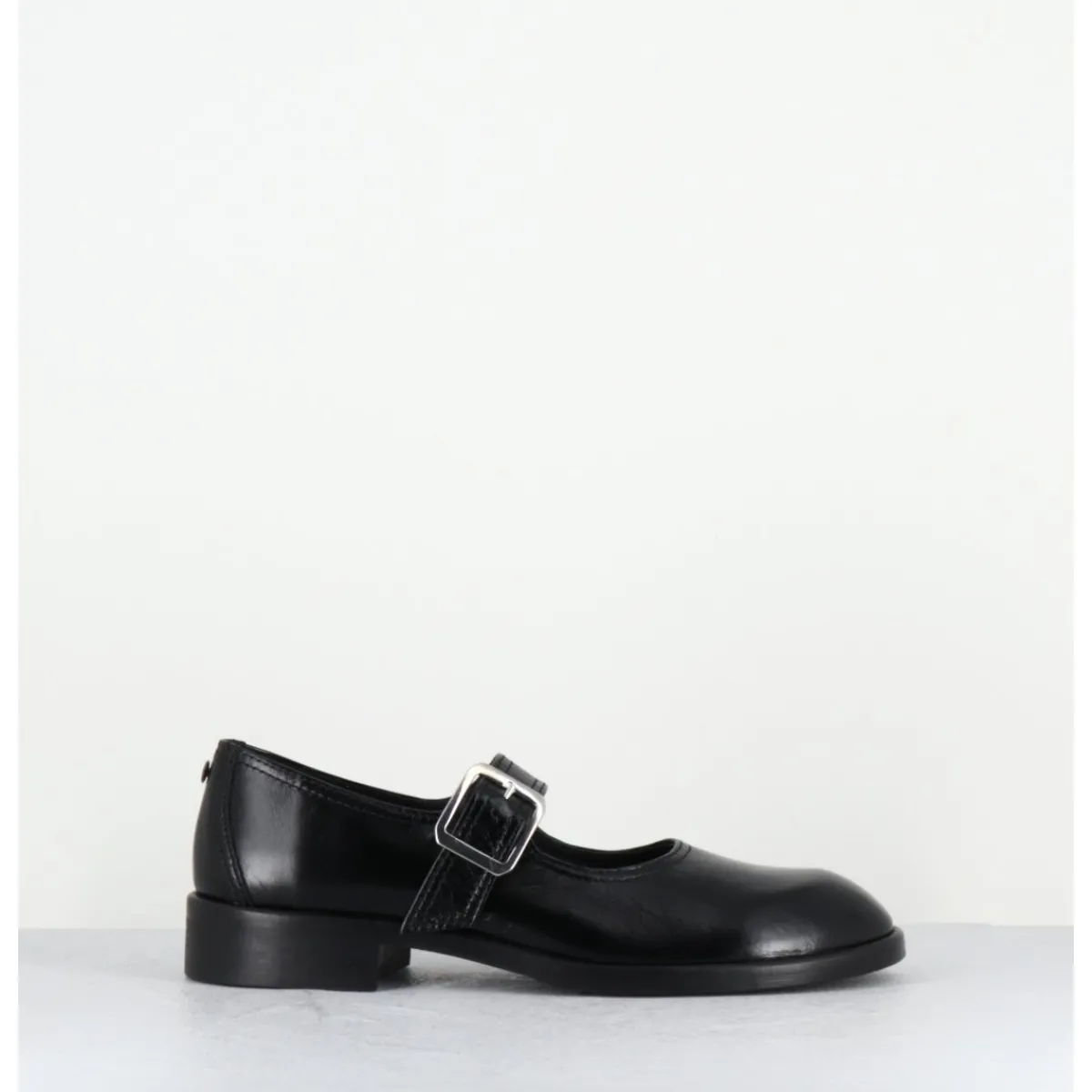 Chaussures^OA NON FASHION Mary-Jane en cuir - YVETTE VERNICE NERO NOIR