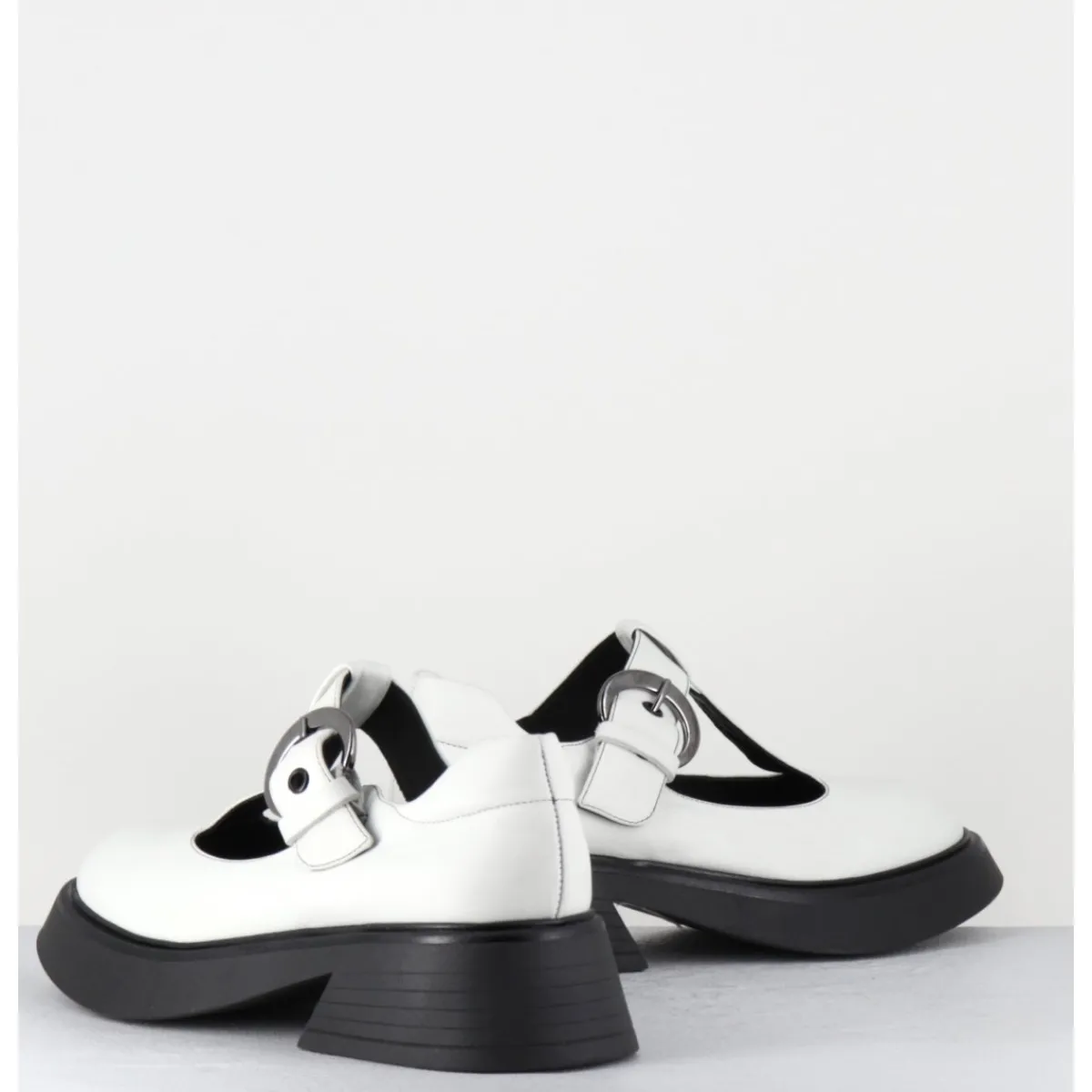 Chaussures^GARRICE LAB Mary-Jane 90s en cuir semelle légère - DIKE SAVANA BIANCO BLANC