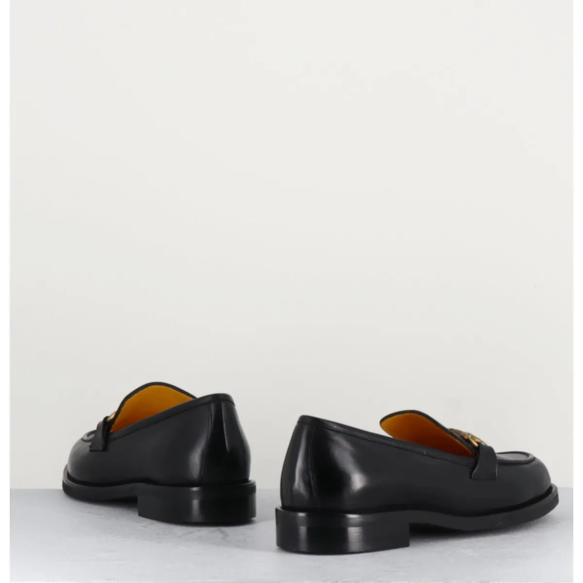 Mocassins | Chaussures^MARA BINI Mocassin à mors en cuir - M431 BLACK NOIR