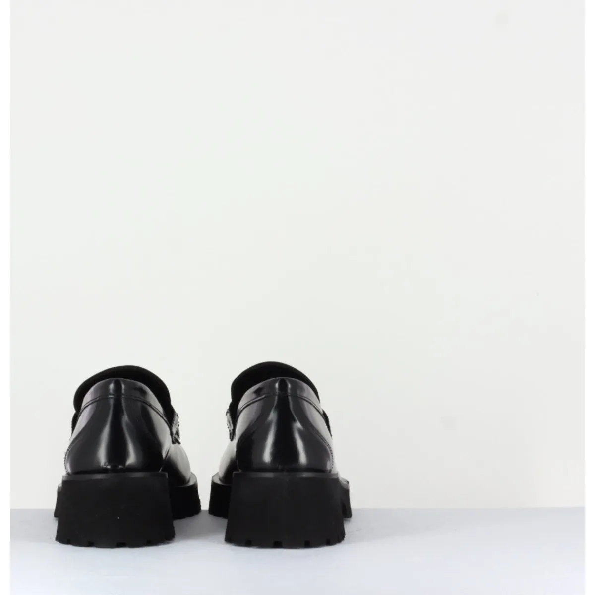 Mocassins | Chaussures^GARRICE LAB Mocassin en cuir à mors doré & semelle micro - 21JMC30 NERO NOIR