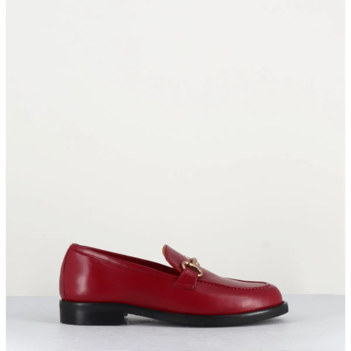 Mocassins | Chaussures^MARA BINI Mocassins à mors en cuir - M431 ROSSO ROUGE