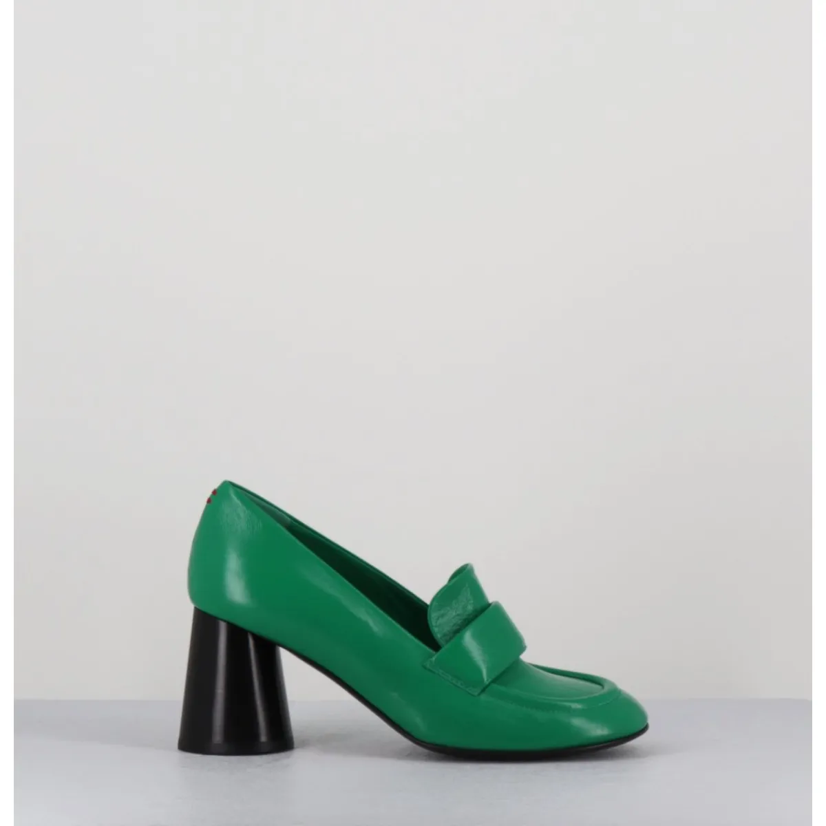 Mocassins | Chaussures^HALMANERA Mocassins à talon en cuir souple - ACE23 GLAZE MELA VERT