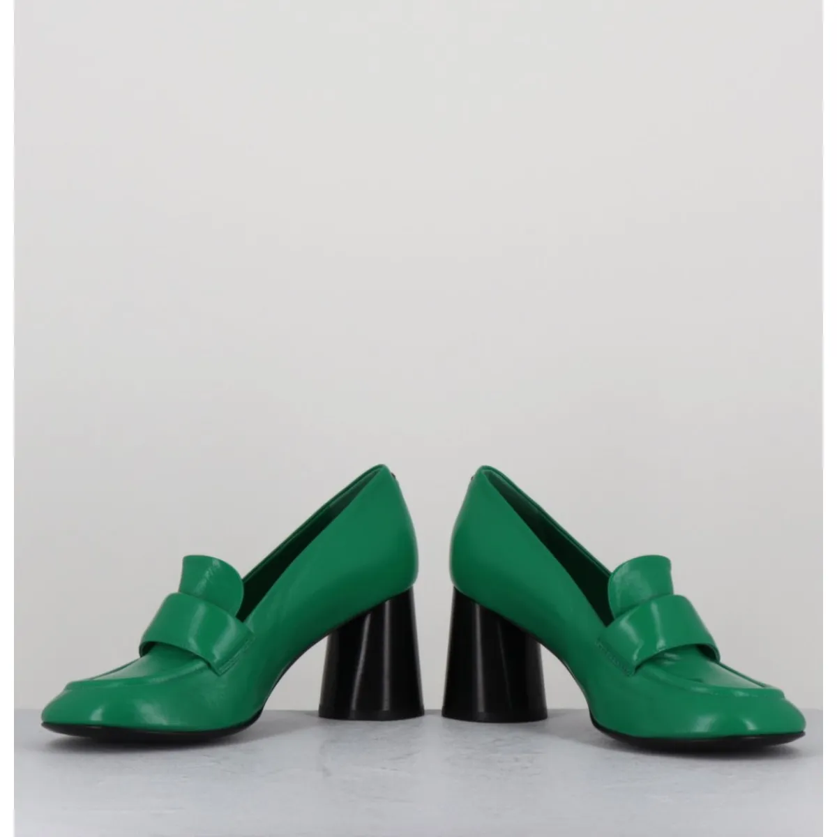 Mocassins | Chaussures^HALMANERA Mocassins à talon en cuir souple - ACE23 GLAZE MELA VERT