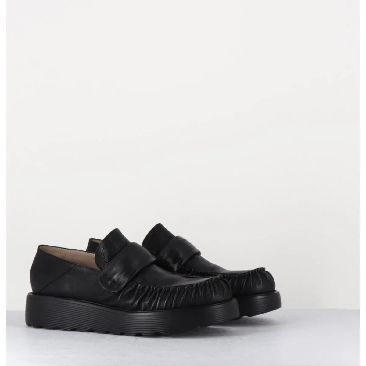 Mocassins^IXOS Mocassins en cuir souple semelle légère - X23 MAESTRALE NERO NOIR