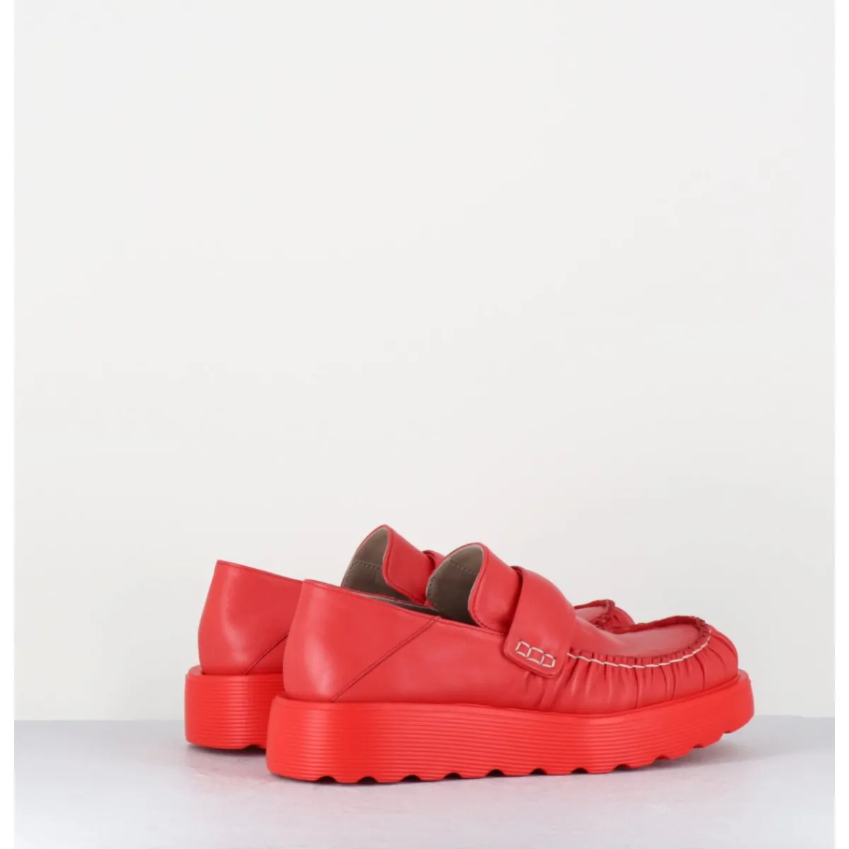 Mocassins^IXOS Mocassins en cuir souple semelle légère - X23 MAESTRALE CORALLO ROUGE