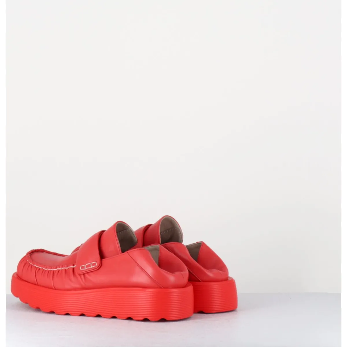 Mocassins^IXOS Mocassins en cuir souple semelle légère - X23 MAESTRALE CORALLO ROUGE