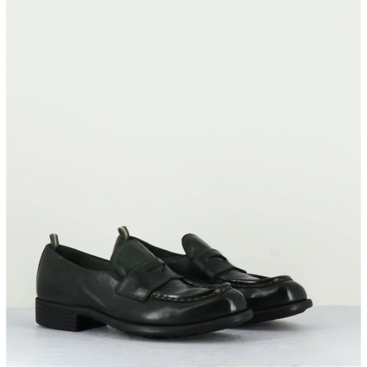 Mocassins | Chaussures^OFFICINE CREATIVE Mocassins en cuir - CALIXTE020 DEPHTS VERT