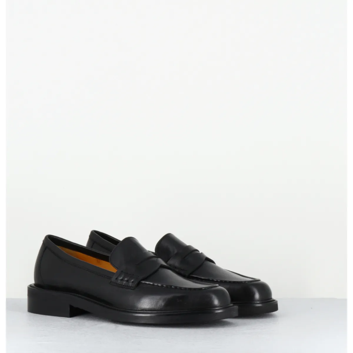 Mocassins | Chaussures^MARA BINI Mocassins plats en cuir souple - P906 SETA NERO NOIR