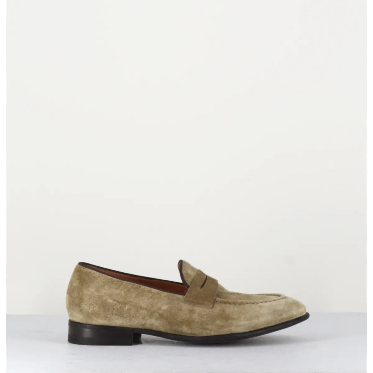 Mocassins^ALBERTO FASCIANI Mocassins plats en daim - DUNIA 80013 TABACCO TAUPE