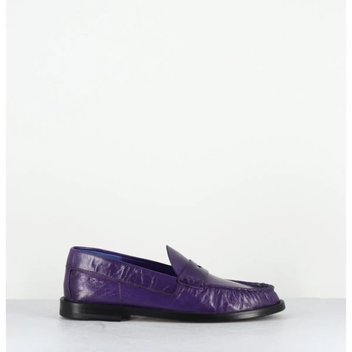 Mocassins | Chaussures^HOTTO Mocassins souples en cuir - 66604 ATHENE VIOLA VIOLET