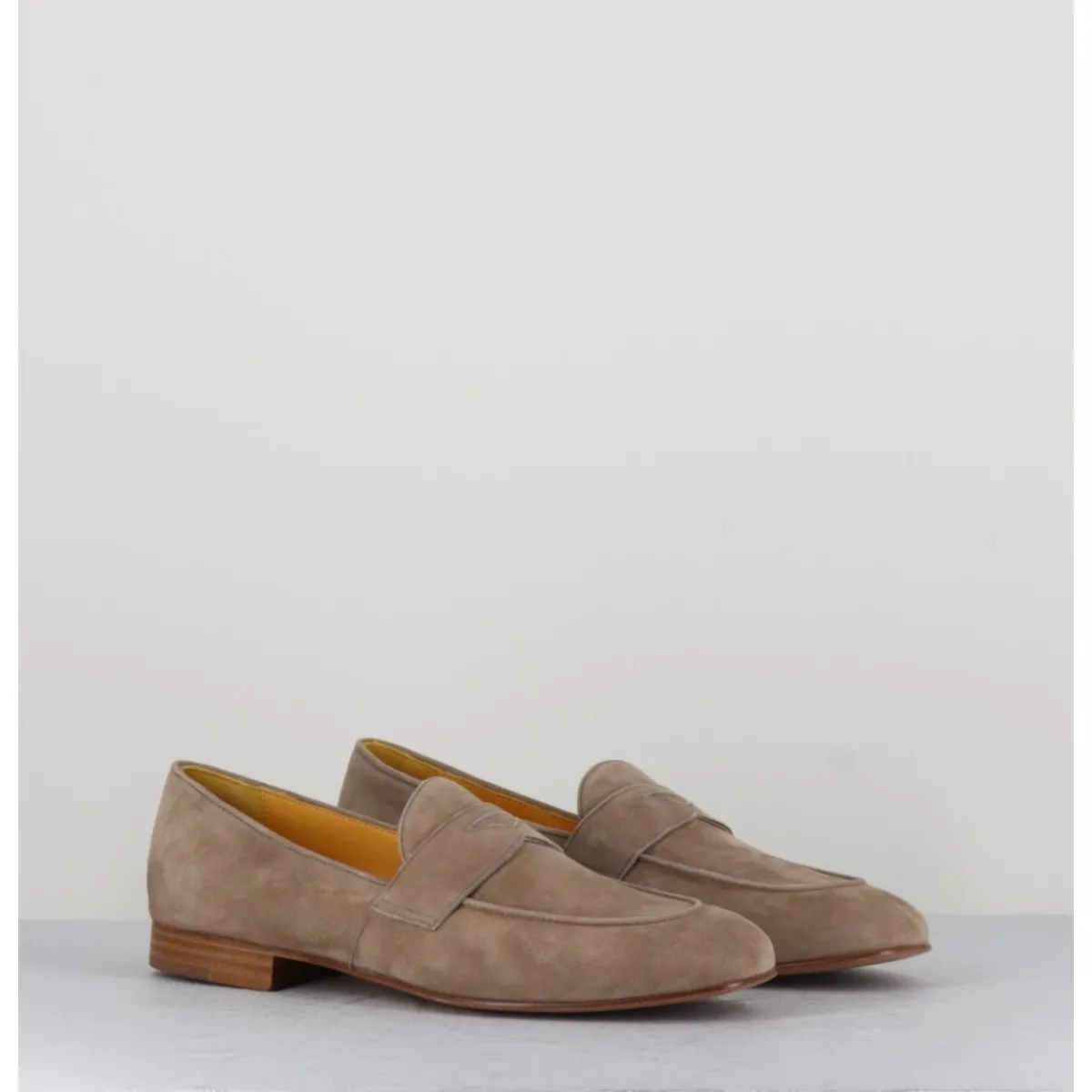 Mocassins | Chaussures^MARA BINI Mocassins souples en daim taupe clair - N126 BEIGE