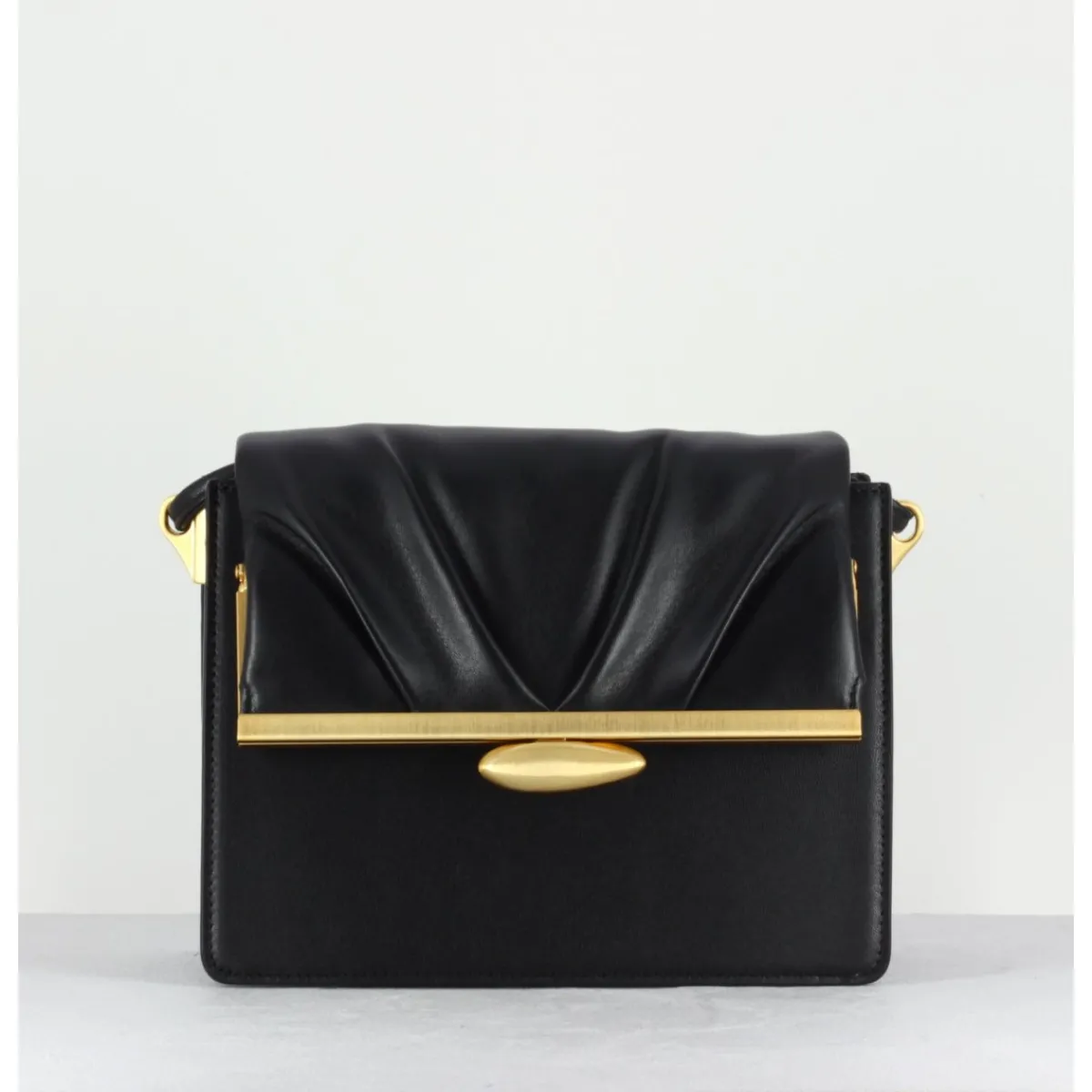 Les Sacs^REIKE NEN Pebble Middle Bag Black NOIR