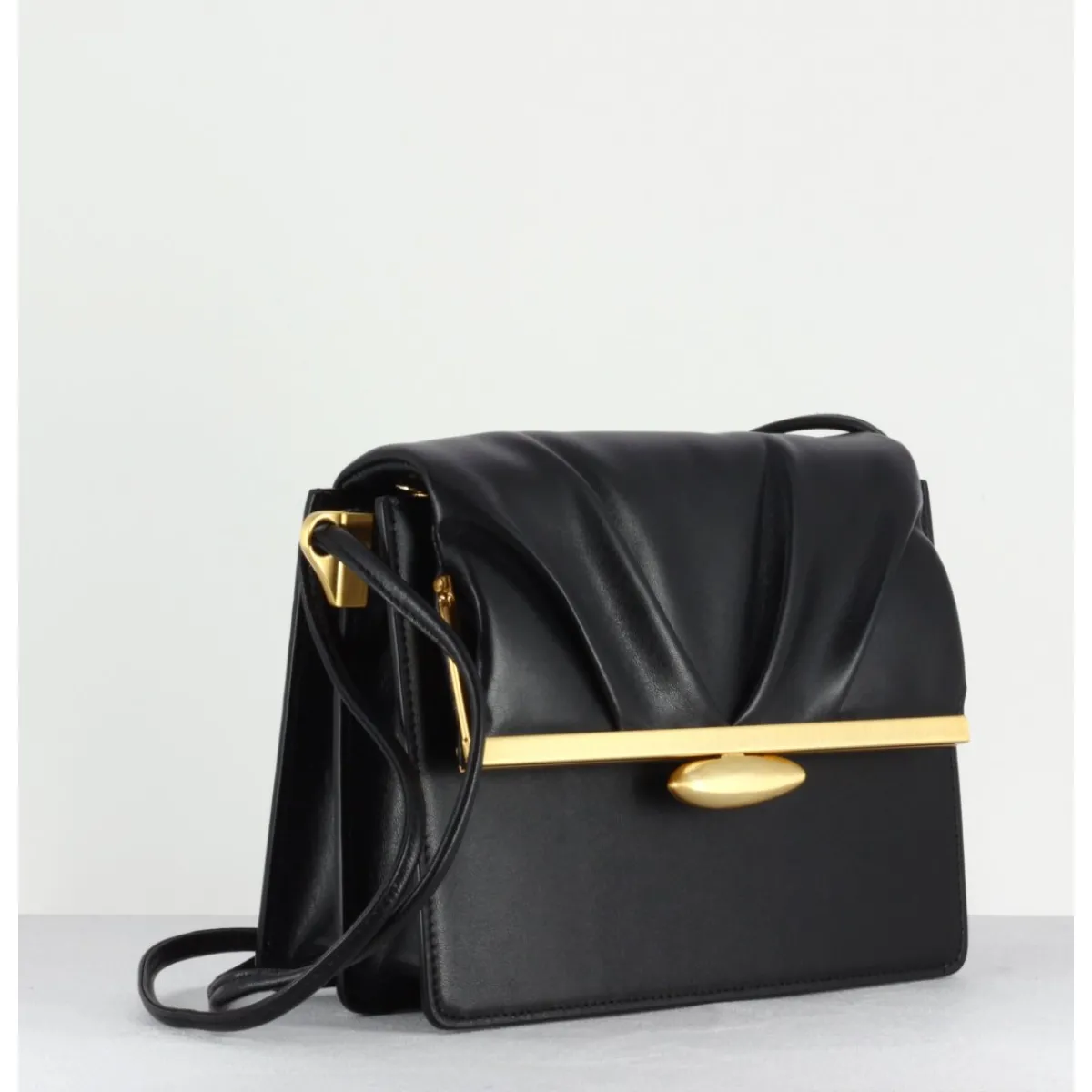 Les Sacs^REIKE NEN Pebble Middle Bag Black NOIR