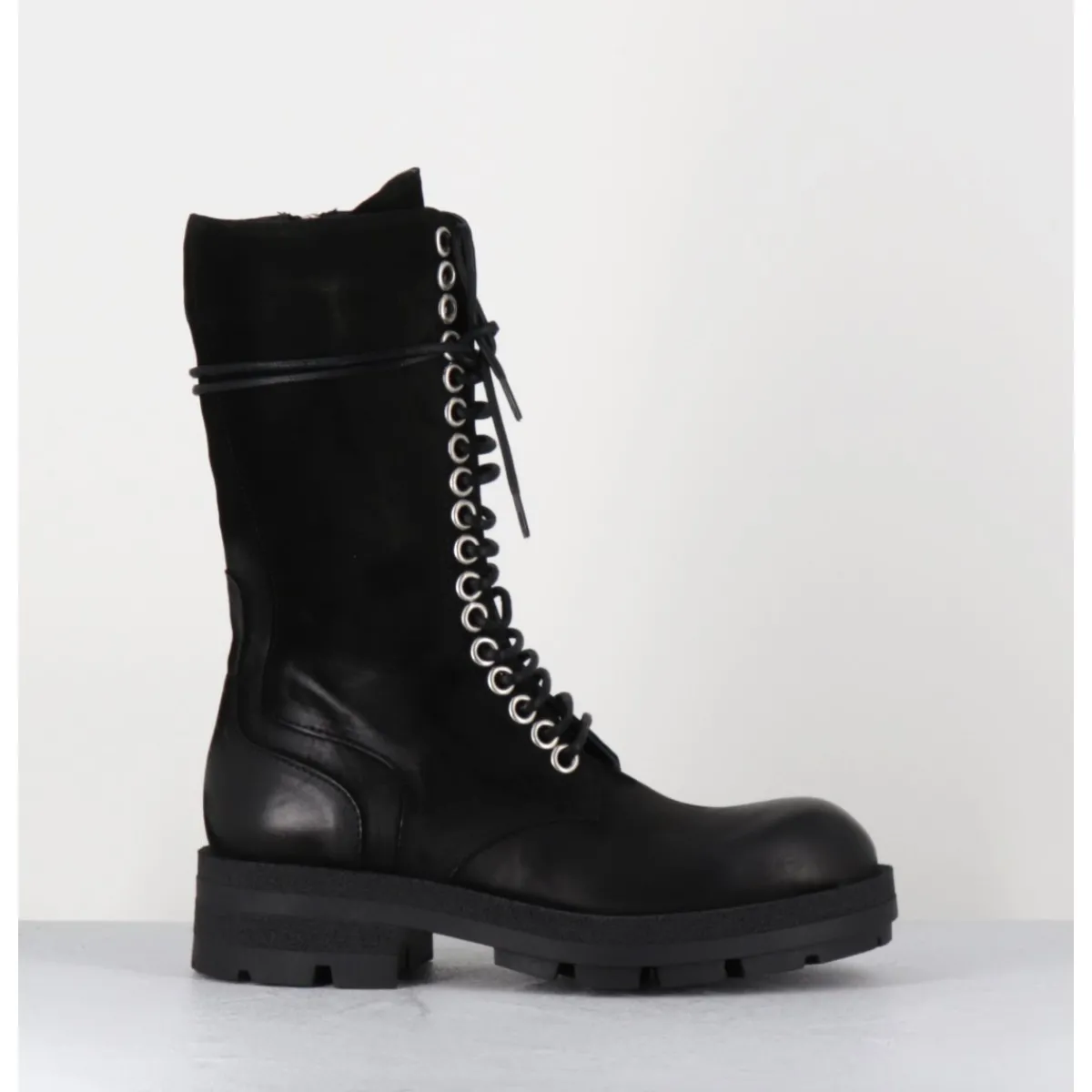 Boots^GARRICE LAB Rangers hautes nubuck - BRAND KATHY NERO NOIR