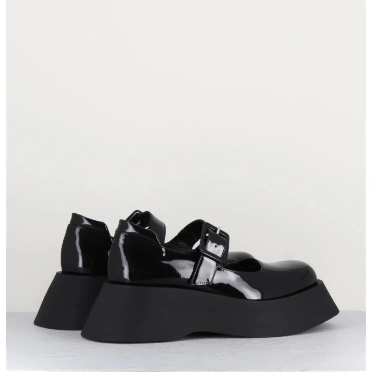 Chaussures | Plateformes^GARRICE LAB 90s babies à plateforme en cuir vernis - CORA VERNICE NERO NOIR