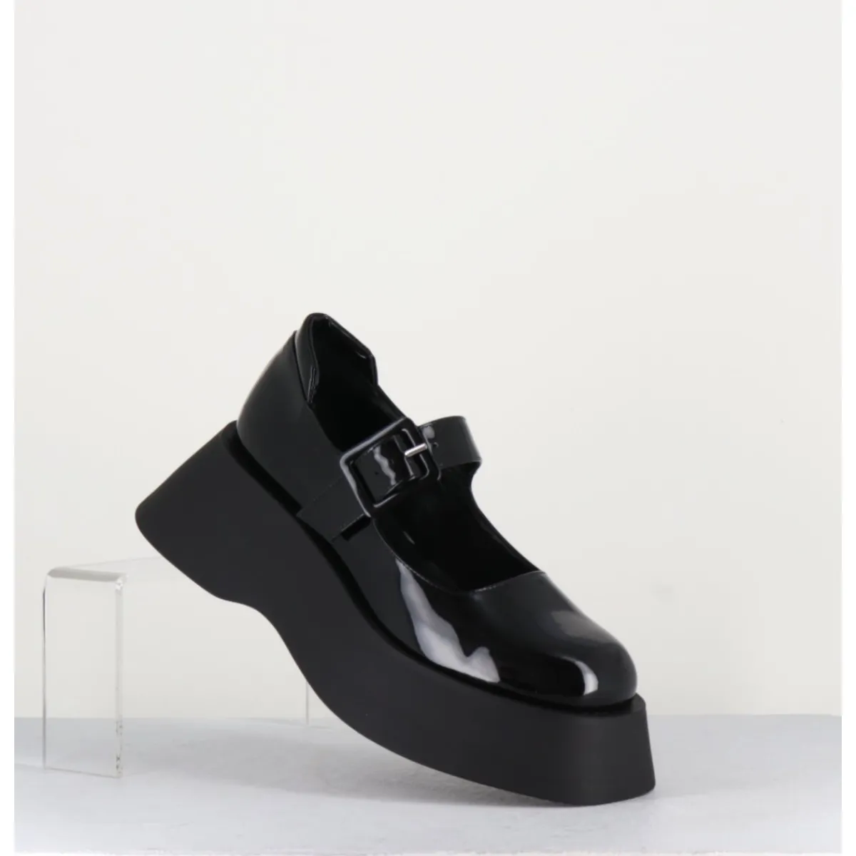 Chaussures | Plateformes^GARRICE LAB 90s babies à plateforme en cuir vernis - CORA VERNICE NERO NOIR